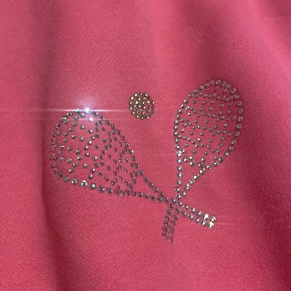 Judith March Pink Tennis Bling Sweater - Picture 10 of 10